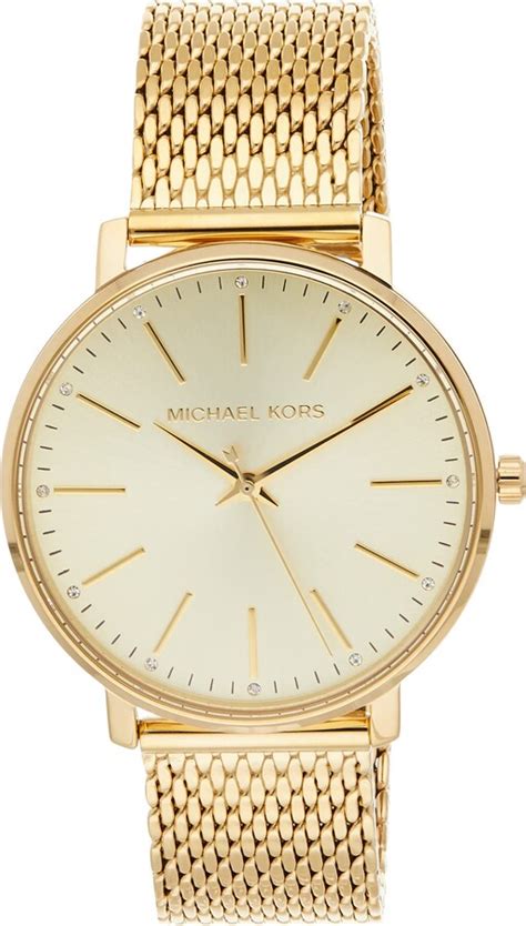 michael kors women's pyper gold-tone stainless steel watch|Michael Kors pyper.